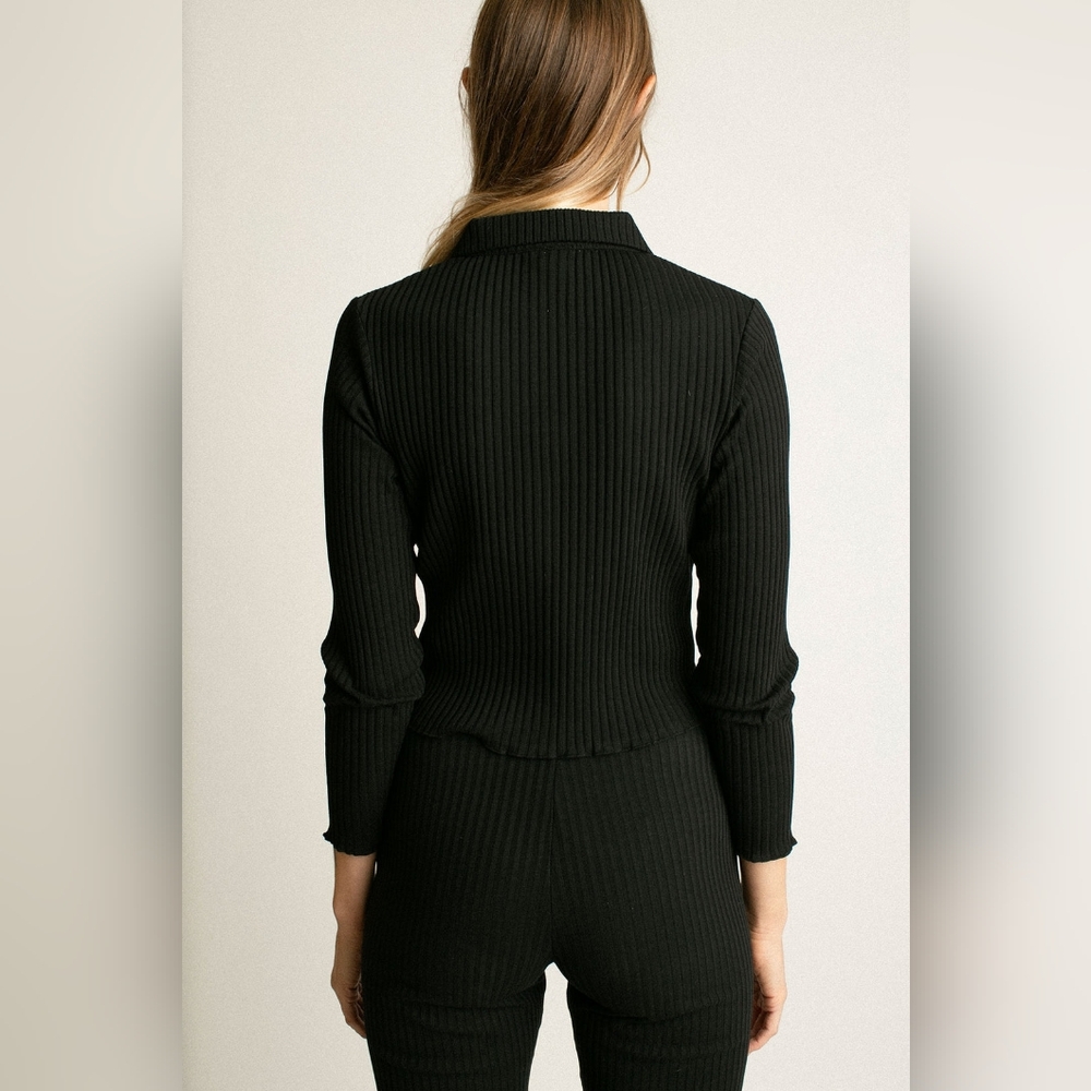 Rita Row Black Pike Top Size XS Black - Picture 4 of 8